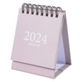 thumbnail image 1 of Mosey 2023-2024 Mini Desk Calendar Plan Book Spiral Coil Page Turning Date Recording 17 Monthly Calendar for Planing Event Log Year of 2024 Calendar Table Decoration Office School Supplies, 1 of 8