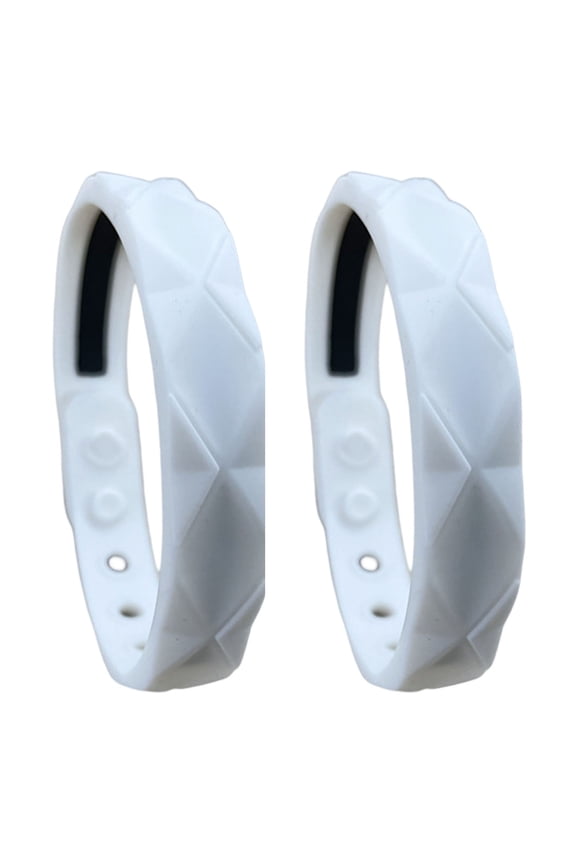 2Pcs Anti Static Bracelet Adjustable Multi-Hole Improved Sleep Quality Relaxation Unisex Waterproof Silicone Energy Balance Bracelet