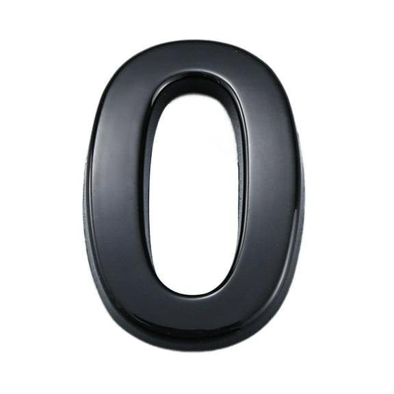 Mosey 3D House Number Self-Adhesive Simple Installation 0-9 Modern Street Door Home Address Number Mailbox Sign