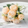 thumbnail image 1 of Mosey Artificial Bouquet Fresh-Looking  Proposal Wedding Bridal Bouquet Decorative Graceful for Garden, 1 of 7