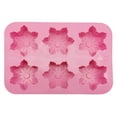 thumbnail image 1 of Mosey Christmas Snowflake Silicone Mold DIY Soap Chocolate Cake Decoration 6 Small Molds for Christmas Party, 1 of 7