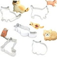 thumbnail image 1 of Mosey Cookie Cutter,Stainless Steel Cats Shape Biscuit Cookie Cutter Mold Fondant Cake Baking Tool, 1 of 6