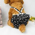 thumbnail image 1 of Mosey Cozy Dog Pajama Suit Polka Dot Print   Pet Clothing   Adjustable, 1 of 7