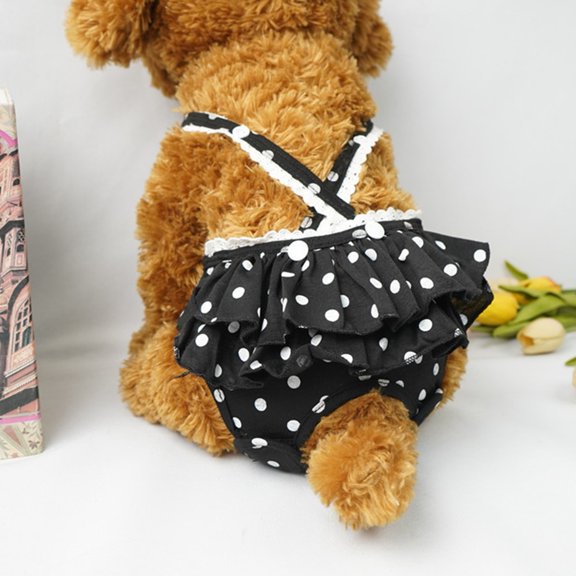 Mosey Cozy Dog Pajama Suit Polka Dot Print Pet Clothing Adjustable