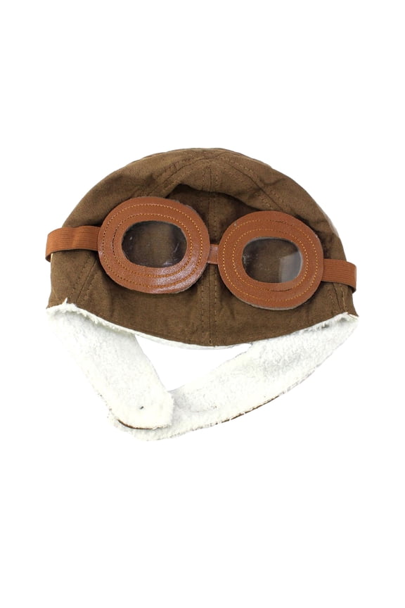 Cozy Kids Pilot Hat Warm Velvet Cartoon Design Soft Cotton Classic Comfortable to Wear Versatile Pilot Hat