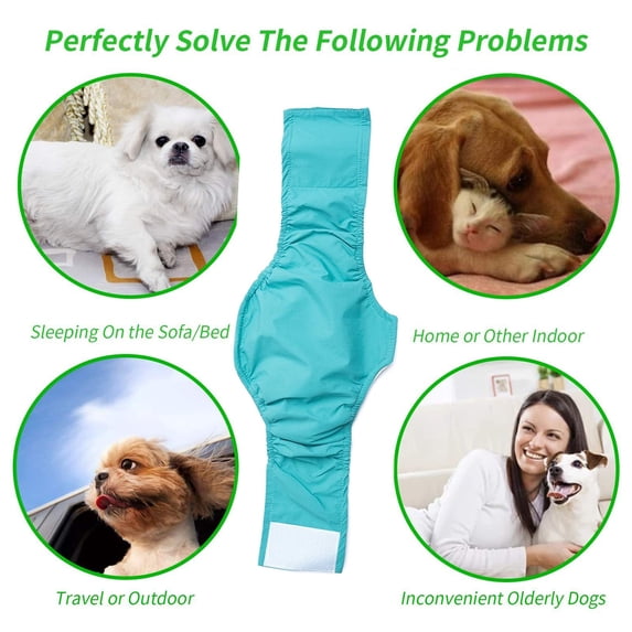 Mosey Cozy Puppy Diaper Non-shrink Puppy Costume Adjustable