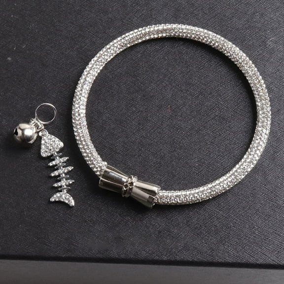 Mosey Excellent Puppy Necklace Shiny Surface   for Puppy Shop   Wear Resistant