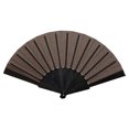 thumbnail image 1 of Mosey Floral Lace Folding Fan Solid Color Strong Structure Portable Handheld Fan for Weddings Parties Travel, 1 of 8