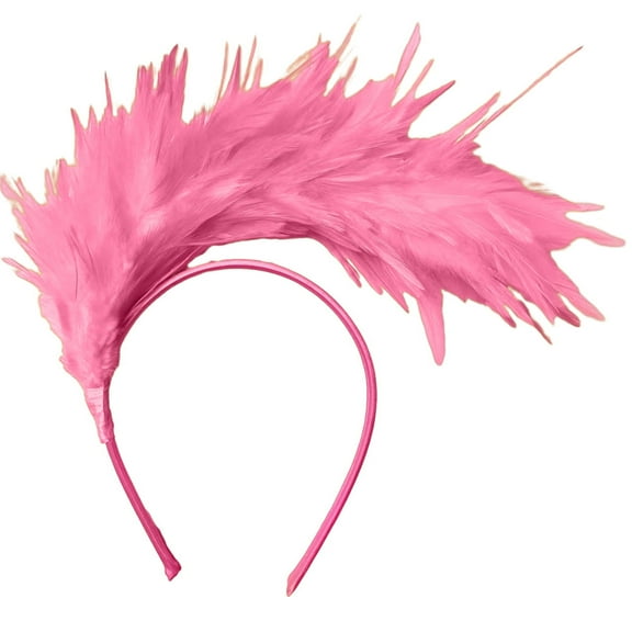 Mosey Hairband Vintage Colorful Feather Design Headband Stylish Hair Accessory for Weddings Parties Halloween