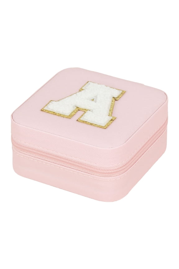 Jewelry Holder Organizer Waterproof Velvet Interior Anti-scratch Removable Dividers Pink Personalized Travel Jewelry Case