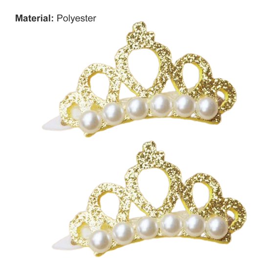 Mosey Lovely Dogs Hair Clips Elegant for Festival Pet Headdress