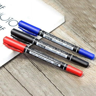 Mosey Marker,Marker Double Tip Portable 0.5/1mm Marker for Office
