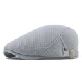thumbnail image 1 of Mosey Men Beret Cap Casual Hollow Mesh Soft Flexible Design, 1 of 2