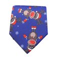 thumbnail image 1 of Mosey Men Necktie Christmas Style Cartoon Santa Claus Snowman Print Smooth Exquisite Adjustable Holiday New Year Party Tie Suit Coat Shirt Accessory, 1 of 8