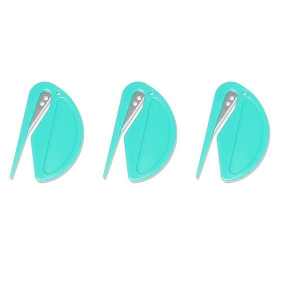Mosey Multipurpose Letter Opener with Sharp Blade Paper Cutting Tool for Kraft Paper Roll Paper Scrapbooking Wrapping Package Christmas Envelope Mail Opener Cutter