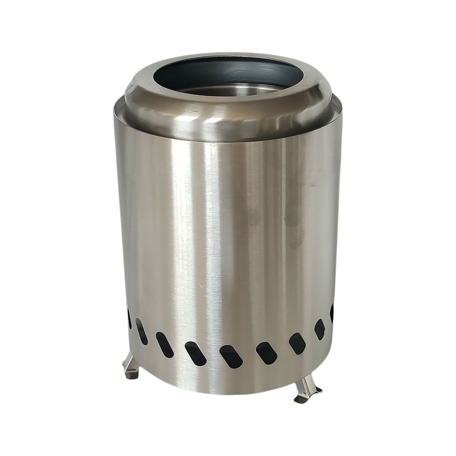 Mosey Outdoor Wood Stove Stainless Steel Tabletop Flame Pit Camping