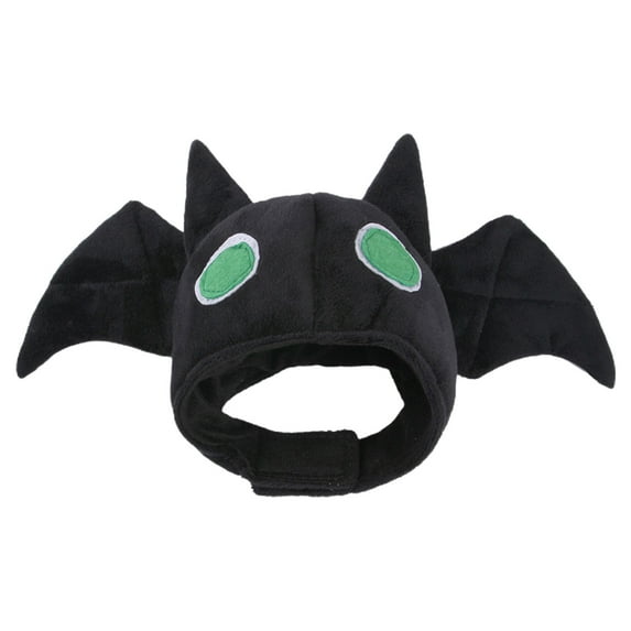Mosey Pet Headgear Cute Bat Shaped Pet Hat Halloween Costume Soft Comfortable Cat Dog Headwear Pet Supplies