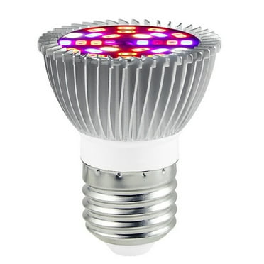 Mosey Plant Grow Light High Brightness Efficient Heat Dissipation Wide Lighting Angle 380-800nm Promote Growth Full Spectrum E27 LED Plant Grow Light Bulb Greenhouse Supplies