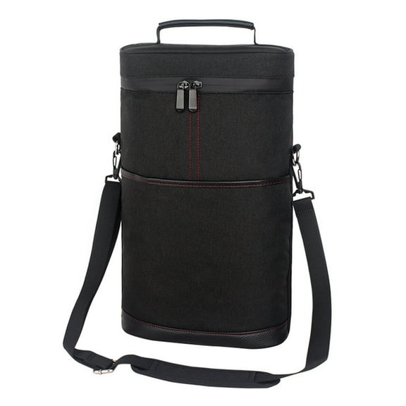 Mosey Red Wine Cooler Bag Large Capacity Leakproof Waterproof Oxford Cloth Thermal Insulation Bag with Handle & Adjustable Shoulder Strap Portable Outdoor Picnic Cooler & Insulation Bag