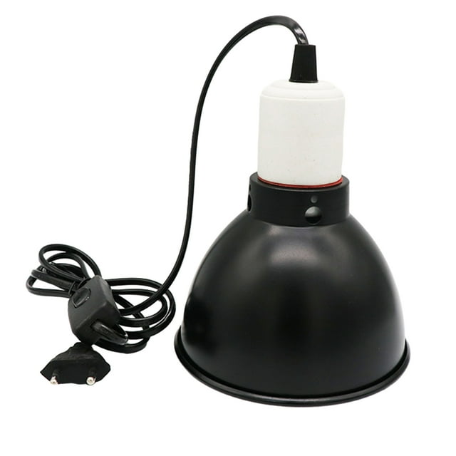 Mosey Reptile Heat Lamp Fixture HeatResistant Universal Easy Installation Deep Dome Reptile