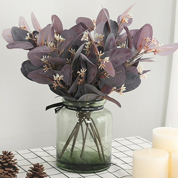 Mosey Simulation Plant Bright-colored  Fine Craftsmanship Bright-colored Artificial Leaves Exquisite Convenient for Office