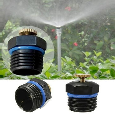 Mosey Sprinkler Head,2Pcs 1/2 inch Garden Irrigation Sprinkler Adjustable Water Spray Heads Accessory
