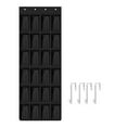 thumbnail image 1 of Mosey Storage Hanger Bag 24 Grids Easy Assembly Breathable Fabric with 4 Hooks Multi-functional Storage Rack, 1 of 7
