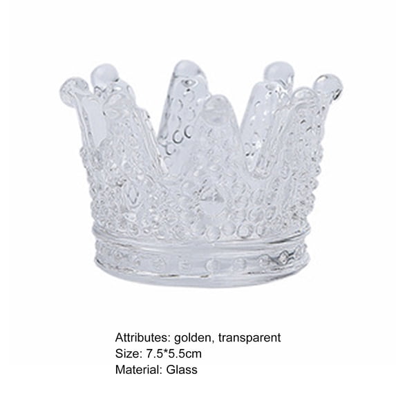 Mosey Storage Tray Three-dimensional Crown Shape Makeup Sponge Holder Artistic Beauty for Home