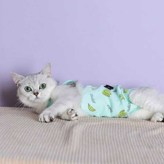 Mosey Stylish Cat Recovery Suit Multifunctional Cat Costume Breathable