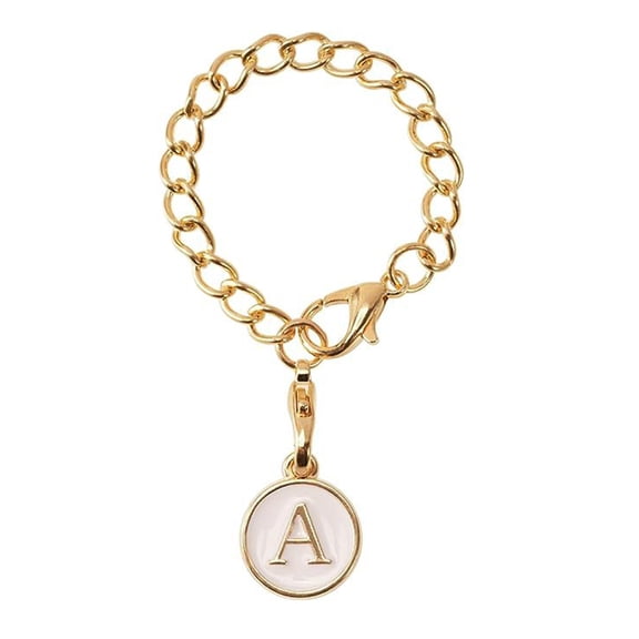 Mosey Tumbler Hanging Charm Metal Link Chain Fashion Capital Letter Oil-dripping Water Cup Mug Handle Identification Decoration Chain Pendant Accessories