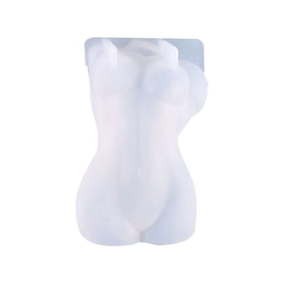 Mosey Wax Mold Eco-friendly  Resin Craft Female Body Mold Body Shape Good for DIY