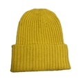 thumbnail image 1 of Mosey Women Fall Winter Hat Knitted Solid Color High Elastic Dome Anti-slip Regular Fit Soft Warm No Brim Windproof Warm Unisex Winter Cap Adult Beanie, 1 of 8