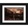 thumbnail image 1 of Moshavash, Pirouz 32x23 Black Ornate Wood Framed with Double Matting Museum Art Print Titled - Yosemite 2, 1 of 4