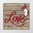thumbnail image 1 of Mosher, Deidre 12x12 White Modern Wood Framed Museum Art Print Titled - Holiday Feelings on Wood II, 1 of 4