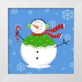 thumbnail image 1 of Mosher, Deidre 15x15 White Modern Wood Framed Museum Art Print Titled - Silly Snowman Christmas I, 1 of 4