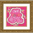 thumbnail image 1 of Mosher, Deidre 27x26 Gold Ornate Wood Framed with Double Matting Museum Art Print Titled - Own Your Style, 1 of 4
