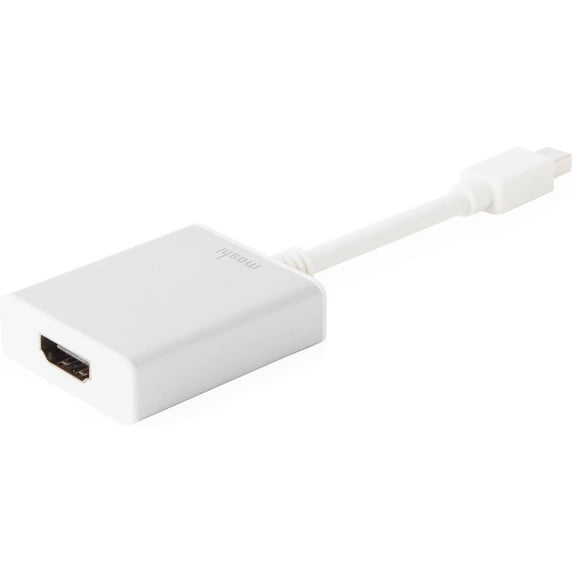 Moshi Mini DisplayPort to HDMI Adapter, Support 4K HD, Thunderbolt 2 or DisplayPort 1.2 to HDMI, Slim Aluminum Casing, for MacBook Air/Pro, iMac, Microsoft Surface Pro, Monitor, Projector