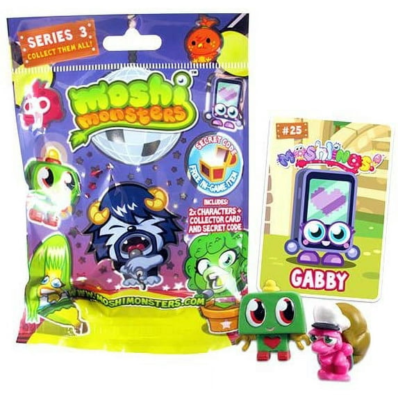 Moshi Monsters Series 3 Moshling Collectable Figures Foil Bag (2 Moshlings inside)
