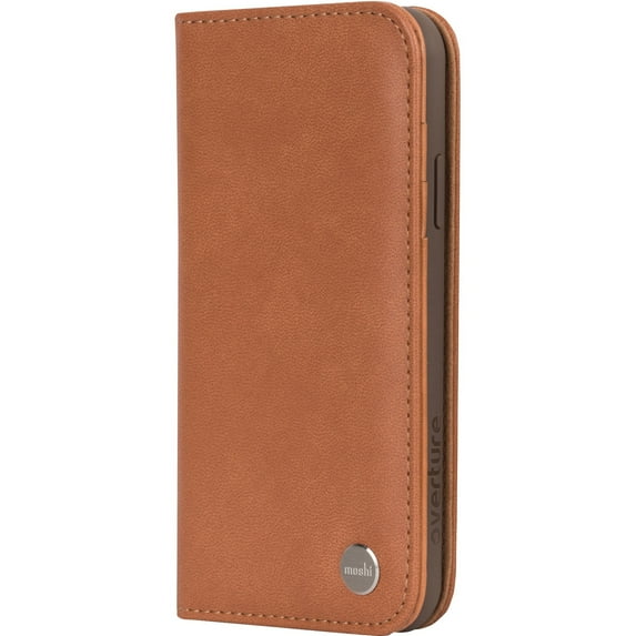 Moshi Overture Carrying Case (Folio) Apple iPhone X Smartphone, Brown