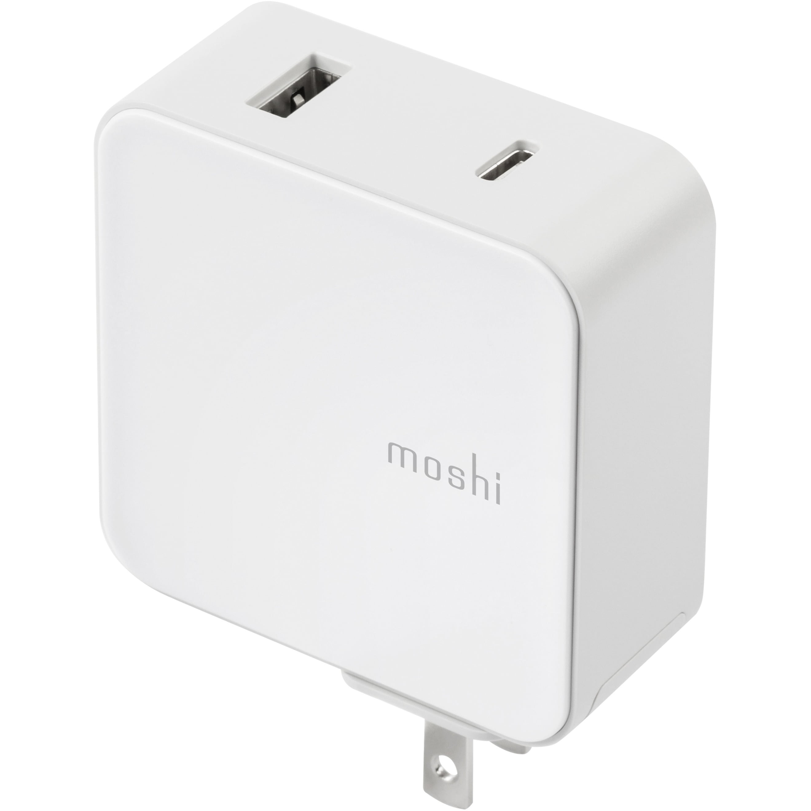 Moshi ProGeo USB-C Wall Charger (42 W, US) USB-C USB-A, Interchangeable ...