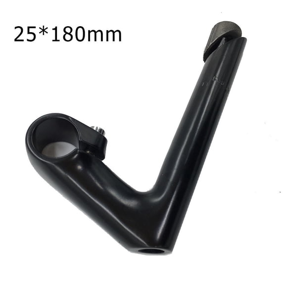 Mosiee 1 Pcs Bike Stem Gooseneck Aluminum Fit 25.4Mm Bicycle Handlebar Fork Standpipe 180Mm Horizontal Length Cycling Parts Black