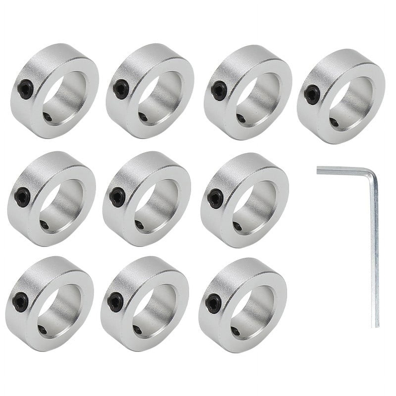 Long Threaded Routing Rings Mosiee 10 Pieces Adjusting Rings For Axle And Shaft, With Threaded Pin ...