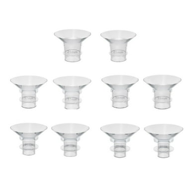 Mosiee 10 X Silicone Flange Inserts For Breast Pump Shield Accessories 13/15/17/19/21Mm