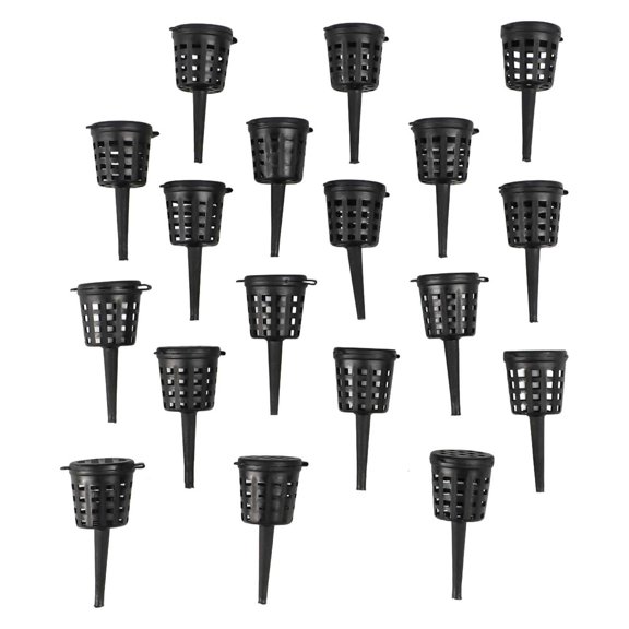 Mosiee 100Pcs Plant Fertilizer Baskets with Lids for Enhanced Nutrient Management 30Pcs