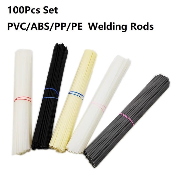 Mosiee 100Pcs Welding Rods Bumper Repair Sticks 200mm Plastic Welder Tools Non-Toxic and Tasteless 2X2.5mm