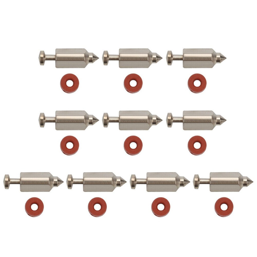 Mosiee 10X Float Needle Valve Kits For 398188 Carburetor Needle Valve