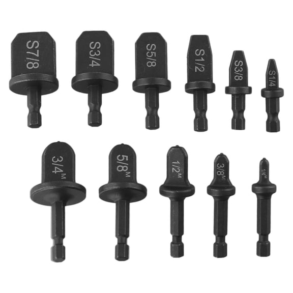 Mosiee 11Pcs/Set Tube Expander Air Conditioner Copper-Tube Expander Swaging Tool Drill Bit Flaring Tool Household Power-Tools
