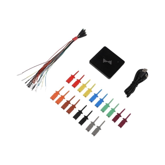 Mosiee 16 Channel Dslogic U2Basic Usb Logic Analyzer with 400M Samples and 100Mhz Bandwidth for High Speed Signal Testing