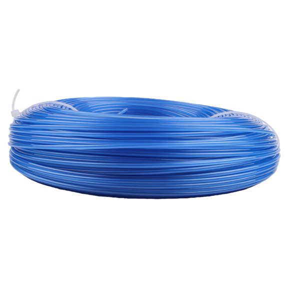 Mosiee 1Pc 100M Mowing Line Low Noise Trimmer Line Dual Polymer Looped Winding Straw Rope for Efficient Mowing Landscaping Gardening Blue