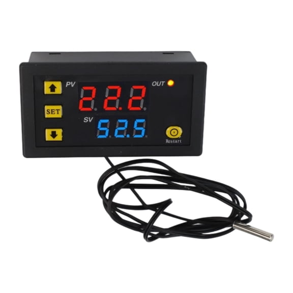 Mosiee 1Pc Intelligent Thermostat W3230 Mini Digital Temperature Controller -55~120℃ Heating Cooling Control Thermostat Tools Parts Dc 24V
